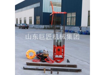 巖芯取樣鉆機山東巨匠提供兩相電地質勘探鉆機QZ-1A 型