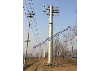 順通供應(yīng)電力桿，鋼管桿，輸電鋼桿，終端桿生產(chǎn)廠家