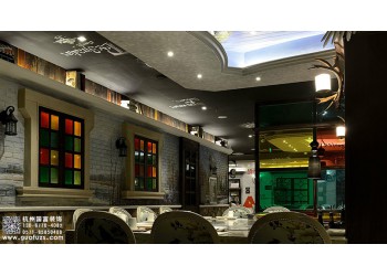 柯橋區燒烤店設計公司-浙江國富裝飾