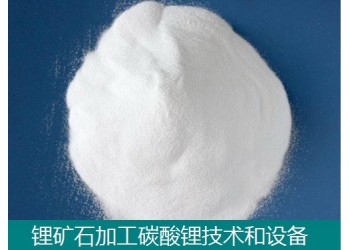 鋰礦石生產(chǎn)碳酸鋰技術(shù)和設(shè)備