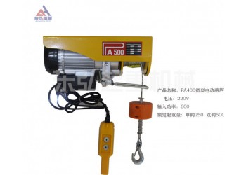 東弘pa 500微型電動(dòng)葫蘆生產(chǎn)廠家