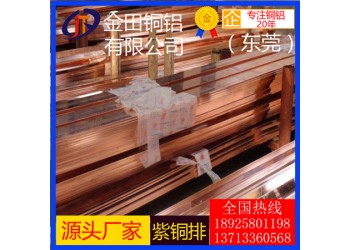 t4紫銅排，t5高品質(zhì)無鉛黃銅排-t8可拉伸紫銅排