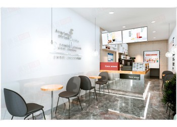合肥奶茶店裝修案例,清新的設(shè)計(jì)更符合年輕人審美