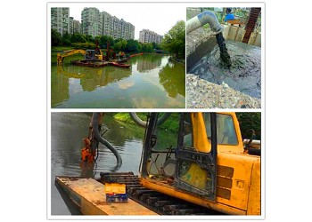 挖掘機河道清淤泵、魯達QSY液壓清淤泵、高效攪拌清淤泵