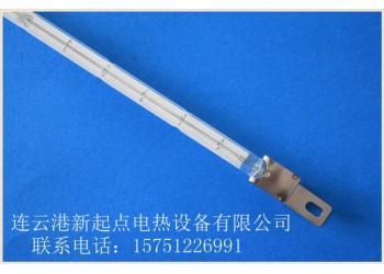 半鍍白鹵素石英加熱管 高能量、高密度是紅外線加熱管的特點