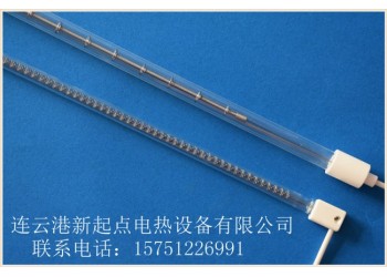 鹵素紅外線燈管是將鎢絲伸入充氣的石英管中構成