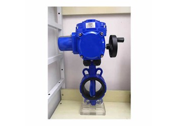 江森對夾式電動(dòng)開關(guān)蝶閥AC220V