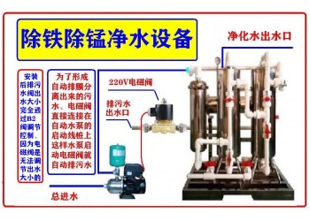 舒得牌水處理設備地下水除鐵除錳凈水器適用于家庭別墅餐飲業