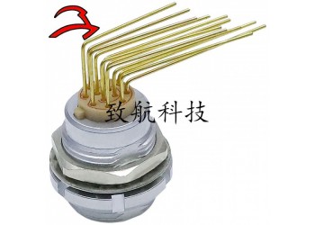 致航自鎖連接器ECG長彎針航空插座接插件