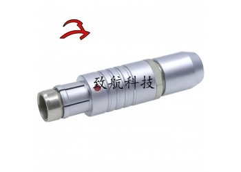 致航自鎖連接器FGG鋅合金航空插頭 檢測線連接件