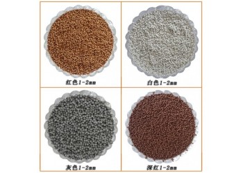 玩具填充球 紅色礦物填料 陶瓷填充顆粒硬度強(qiáng)顆粒均勻