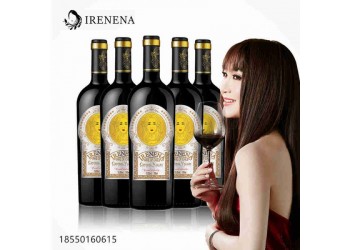 IRENENA紅酒溫碧霞自創(chuàng)品牌進口智利干紅葡萄酒佳釀