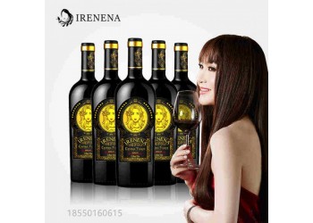 IRENENA紅酒溫碧霞自創(chuàng)品牌智利葡萄酒風(fēng)味美樂酒莊干紅