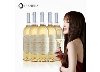 IRENENA紅酒溫碧霞自創(chuàng)品牌國產(chǎn)白葡萄酒賀蘭山干白