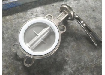 躍正船用不銹鋼襯四氟對(duì)夾式手柄蝶閥GB/T3036-94