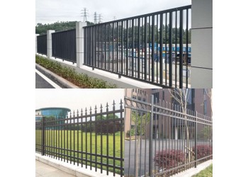 物流園工業(yè)園圍墻護(hù)欄定制價格 學(xué)校小區(qū)防爬防盜隔離柵欄批發(fā)