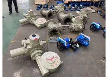 DN100電動耐腐蝕襯氟對夾蝶閥